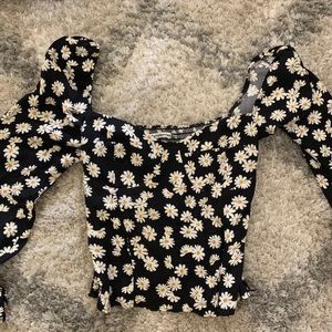 Reformation Reign Top in Daisy print